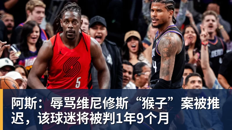 阿斯：辱骂维尼修斯“猴子”案被推迟，该球迷将被判1年9个月