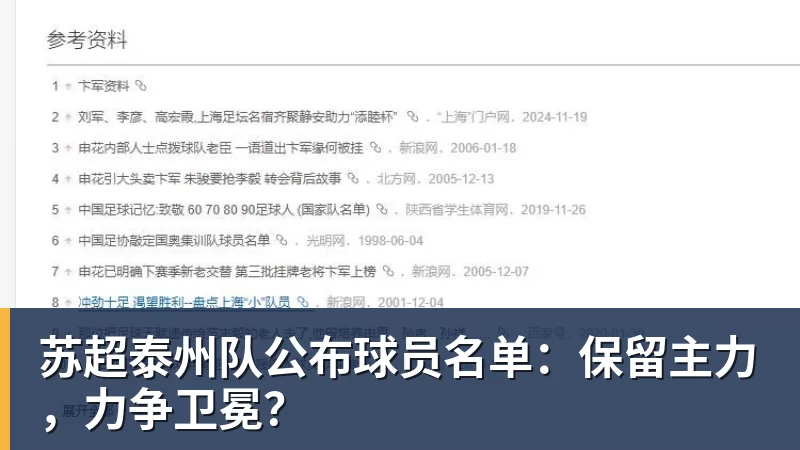 九游体育苏超泰州队公布球员名单：保留主力，力争卫冕？